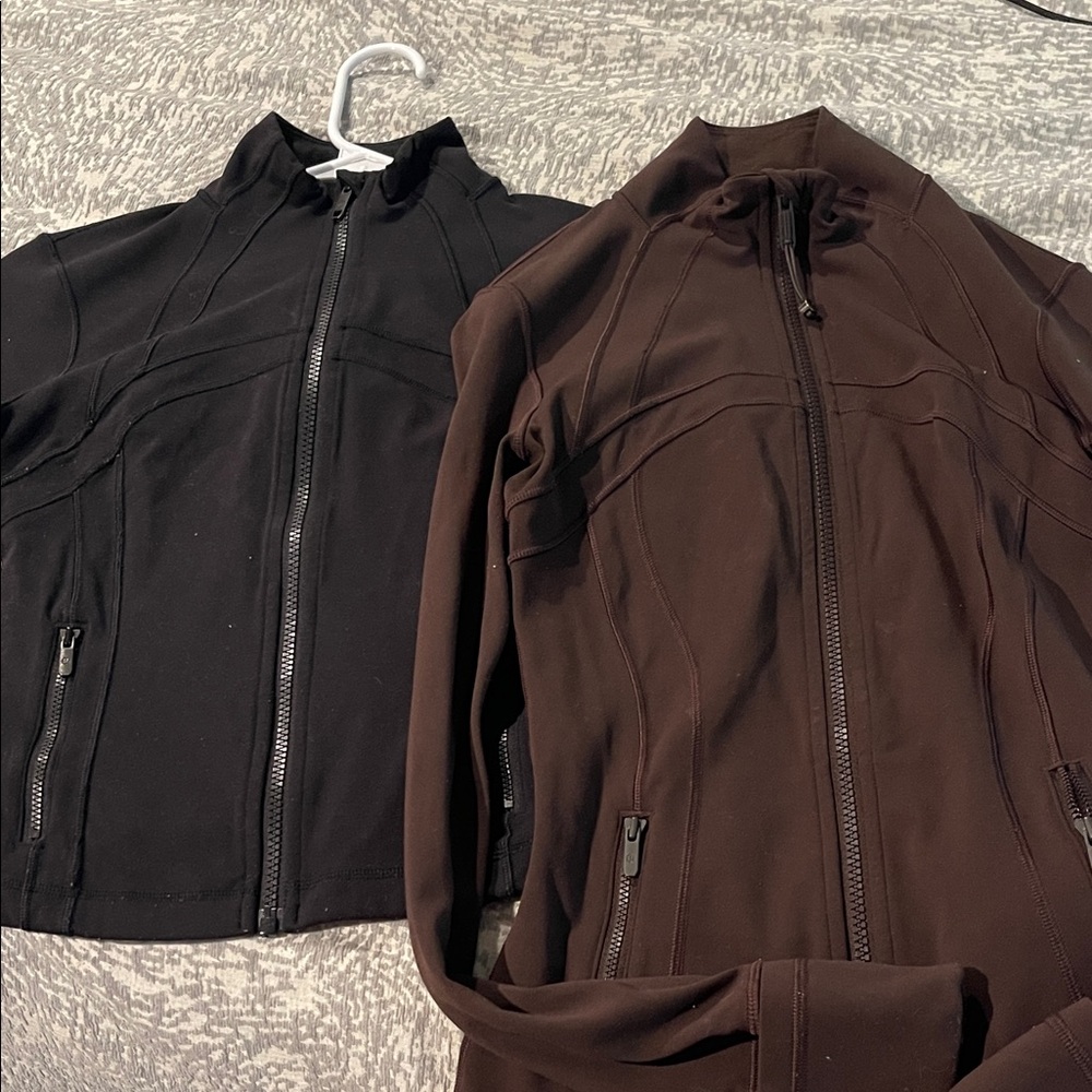lululemon athletica Black and Brown Women Sweaters